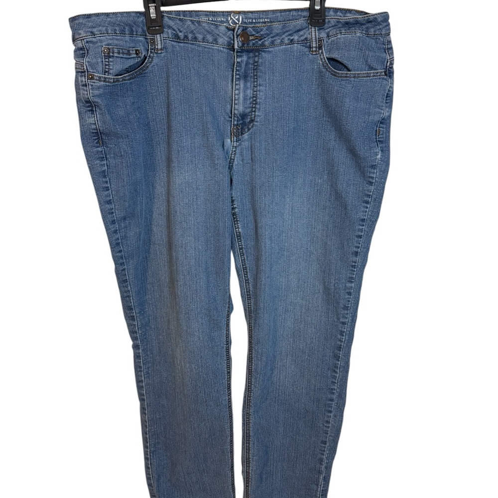 Love & Legend Women's Blue Skinny Jeans